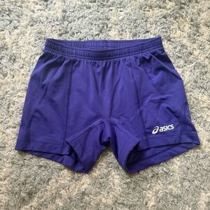 Asics Purple Athletic Spandex Shorts